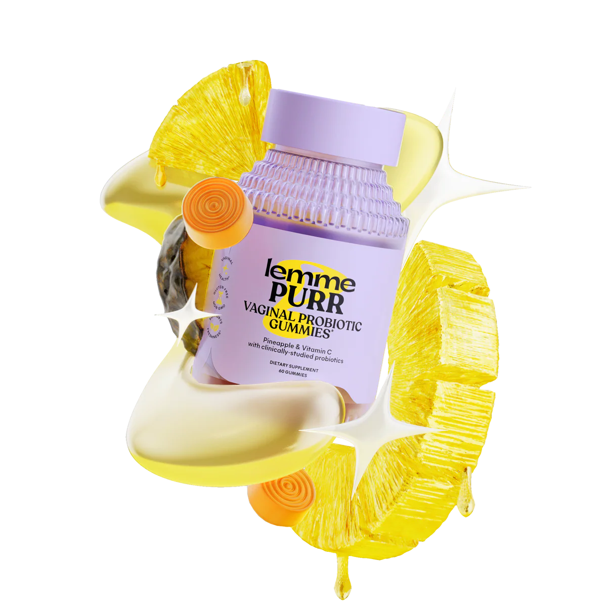LEMME PURR GUMMIES -
Vaginal Probiotic Gummies