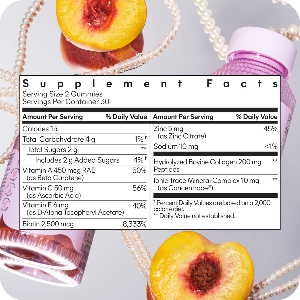LEMME GLOW GUMMIES -
Hair, Skin & Nails Gummies