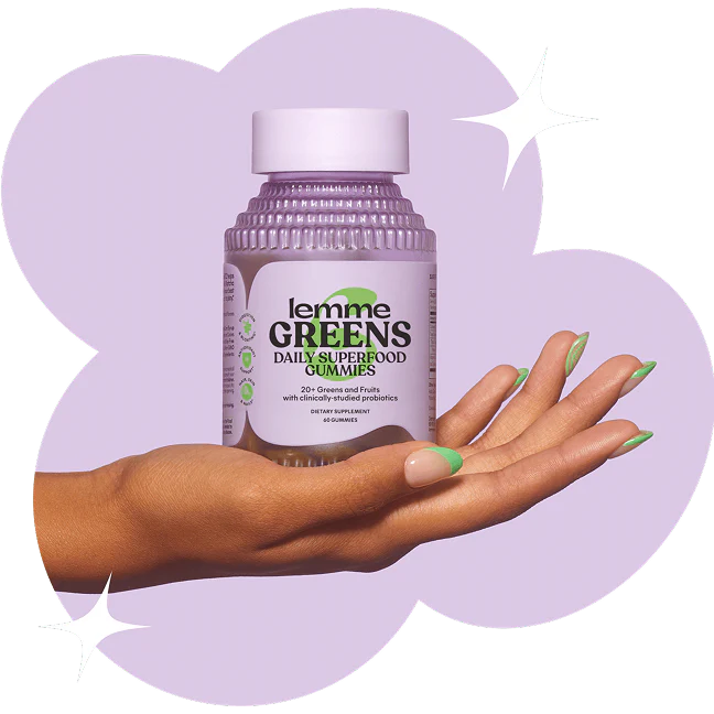 LEMME GREENS GUMMIES - 
Daily Superfood Gummies