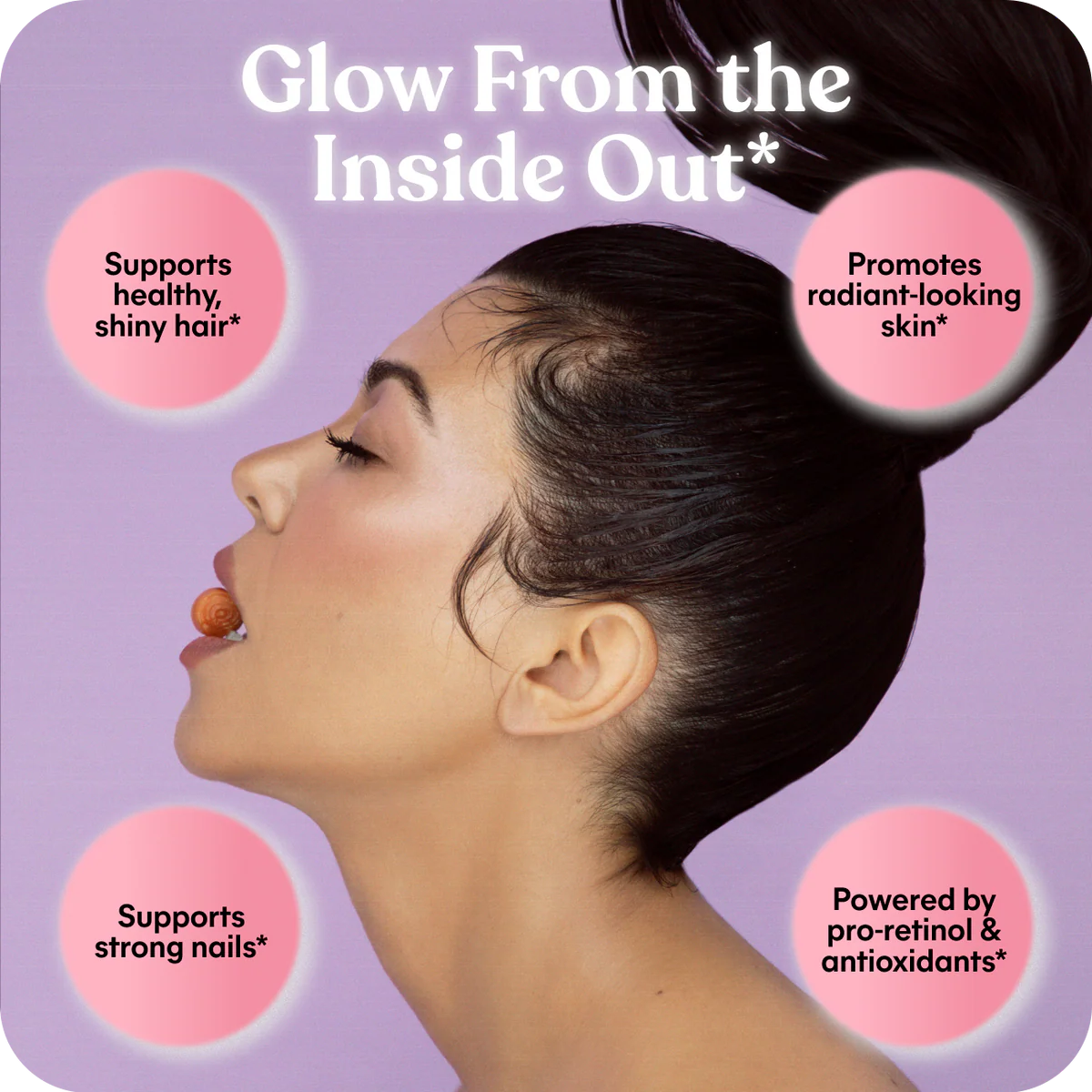 LEMME GLOW GUMMIES -
Hair, Skin & Nails Gummies