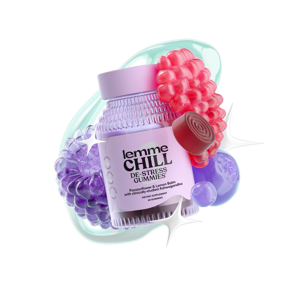 LEMME CHILL GUMMIES -
De-Stress Gummies