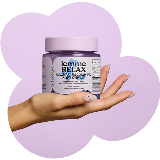 LEMME RELAX MAGNESIUM SOFT CHEWS - Magnesium & Tart Cherry Soft Chews