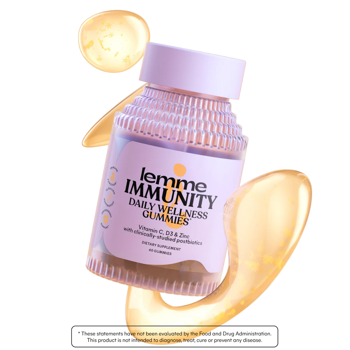 LEMME IMMUNITY GUMMIES -
Daily Wellness Gummies
