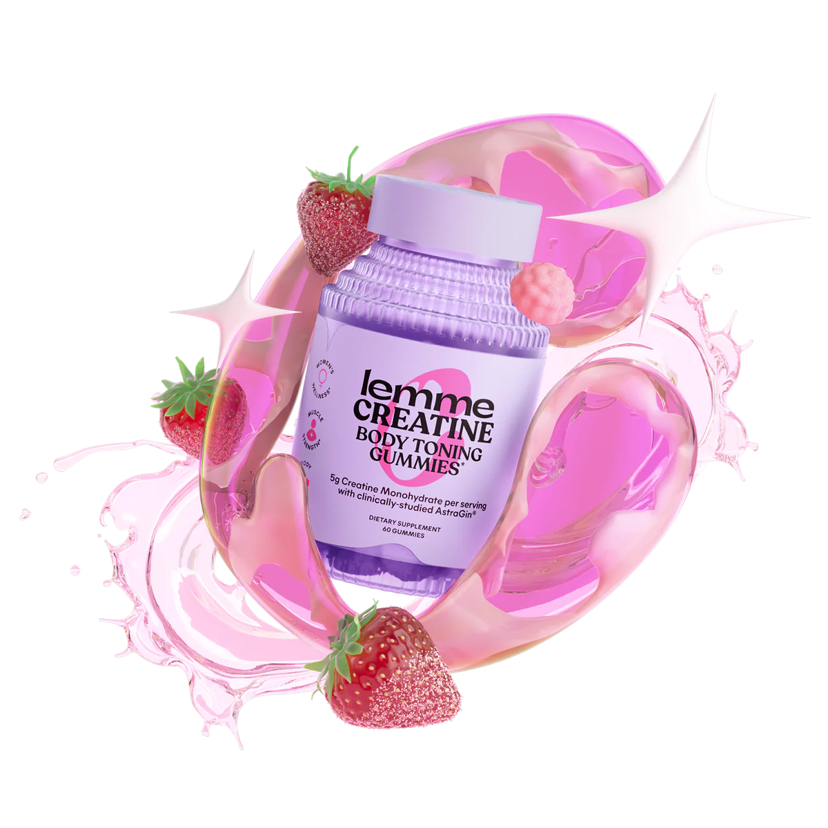 LEMME CREATINE GUMMIES -
Body Toning, Strength & Recovery Gummies