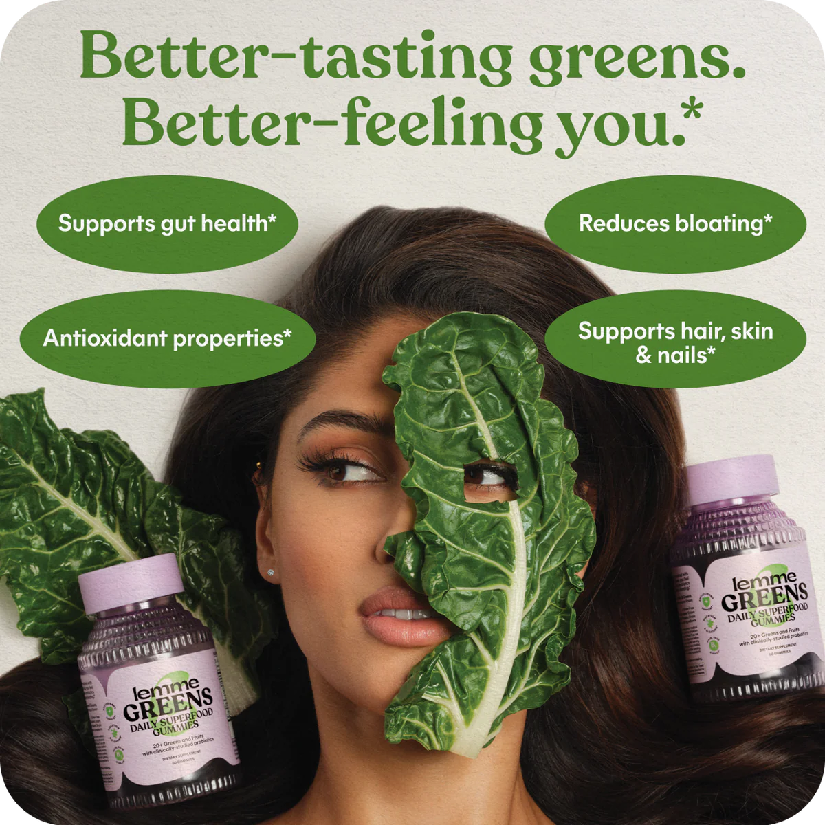 LEMME GREENS GUMMIES - 
Daily Superfood Gummies